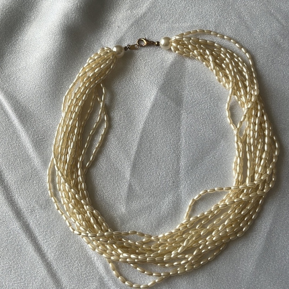 Vintage Costume Freshwater Pearl Jewelry Set - Picture 2 of 4